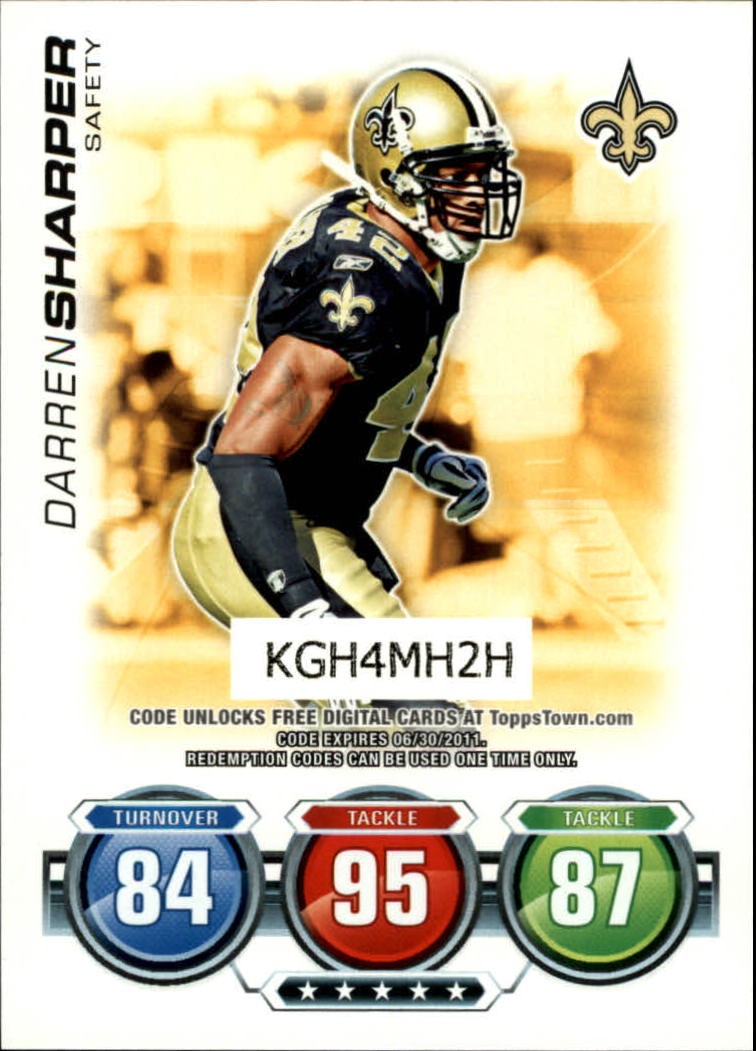 B5801- 2010 Topps Attax FB Card #s 1-220 +Inserts -You Pick- 15+ FREE US SHIP - Picture 318 of 341