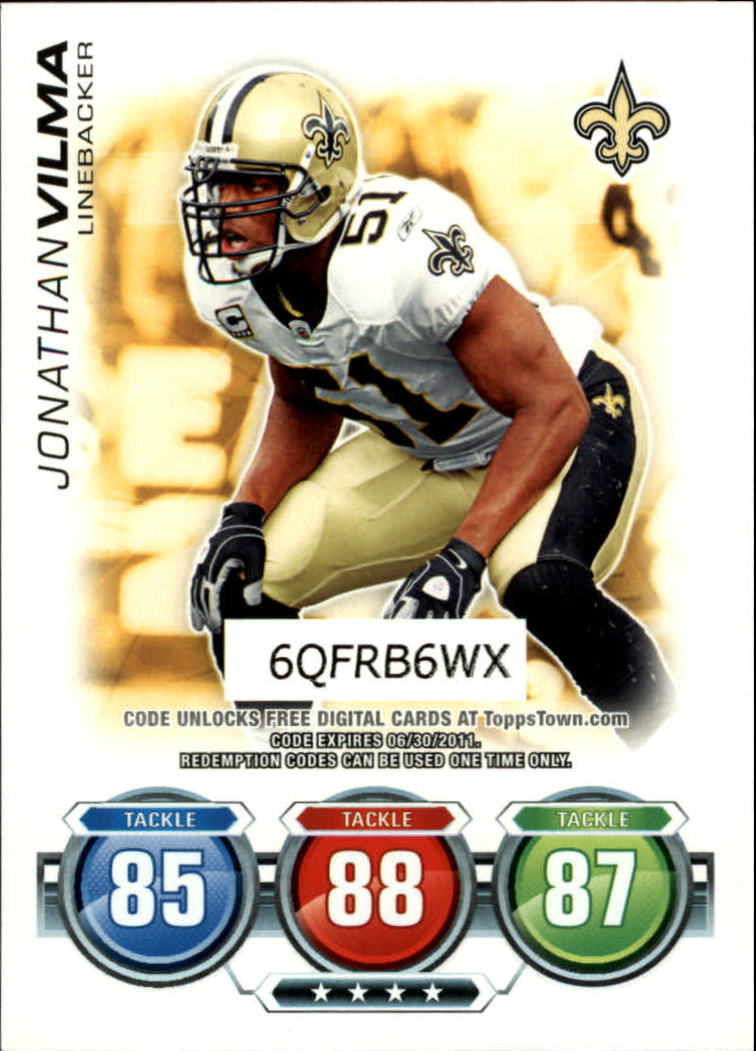 B5801- 2010 Topps Attax FB Card #s 1-220 +Inserts -You Pick- 15+ FREE US SHIP - Picture 322 of 339