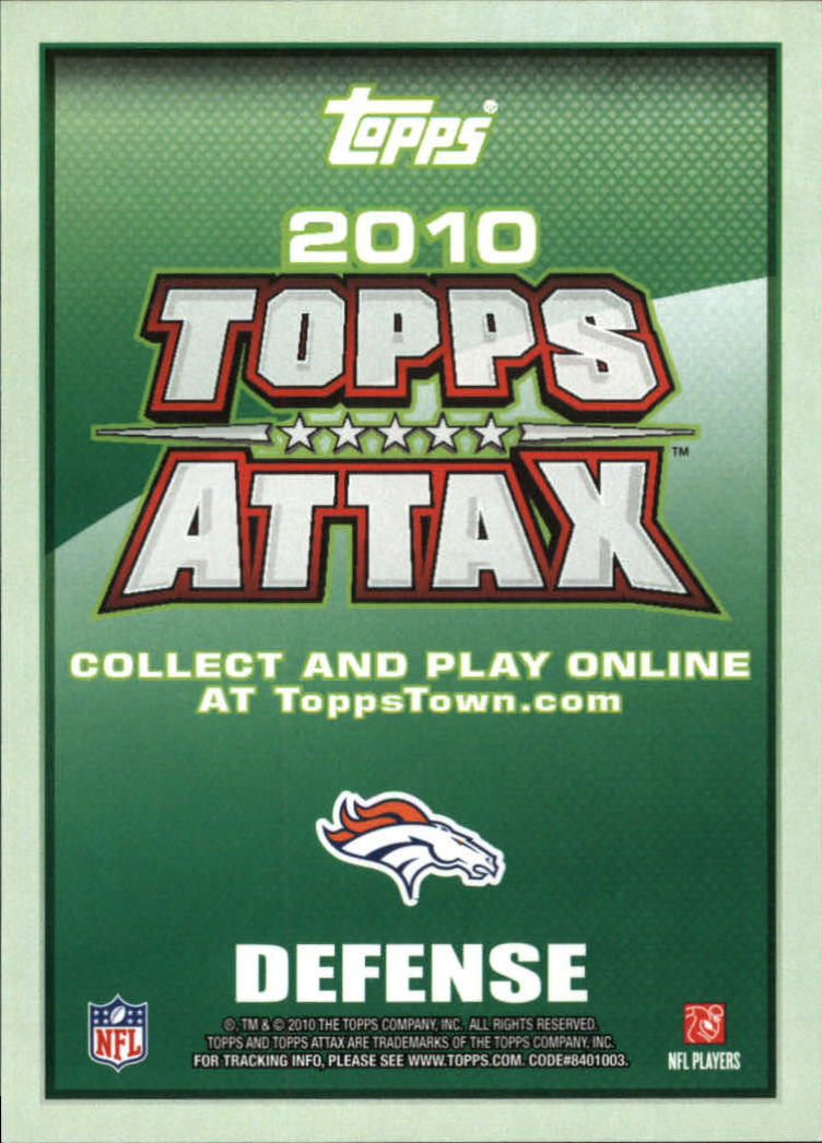 B5801- 2010 Topps Attax FB Card #s 1-220 +Inserts -You Pick- 15+ FREE US SHIP - Picture 331 of 341