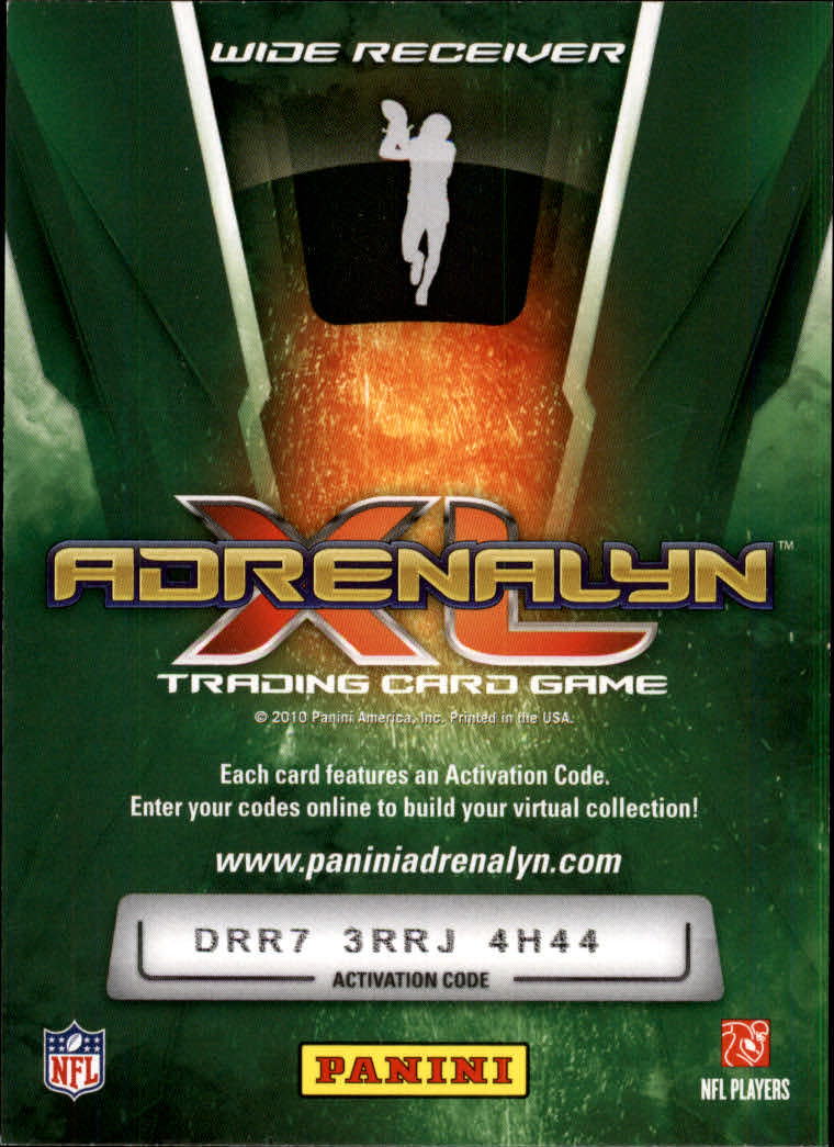 2010 Adrenalyn XL #2 Andre Roberts RC back image