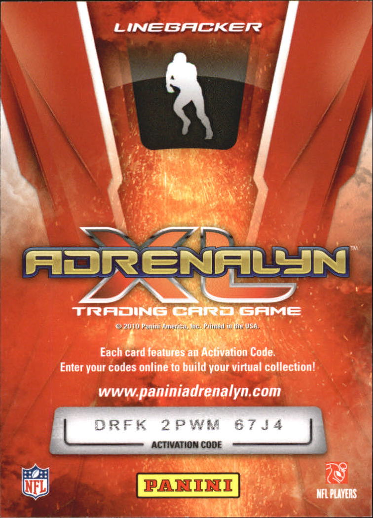 2010 Adrenalyn XL Special #S23 A.J. Hawk back image