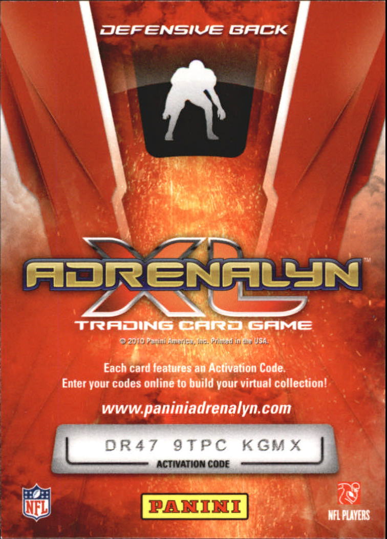 2010 Adrenalyn XL Extra Signature #ES22 Darrelle Revis back image