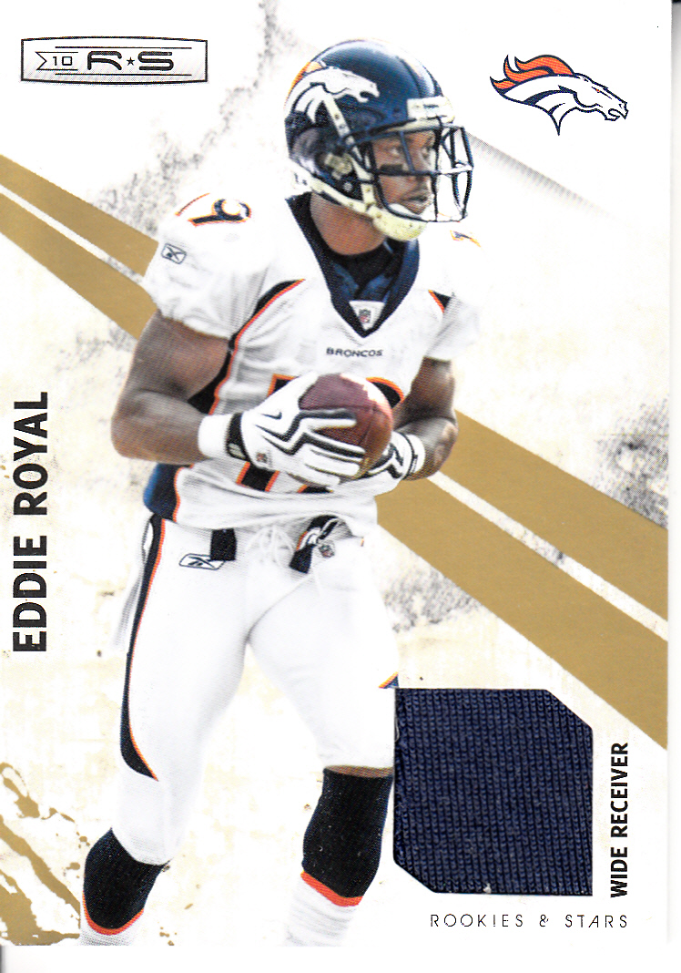 2010 Rookies and Stars Materials Gold #43 Eddie Royal