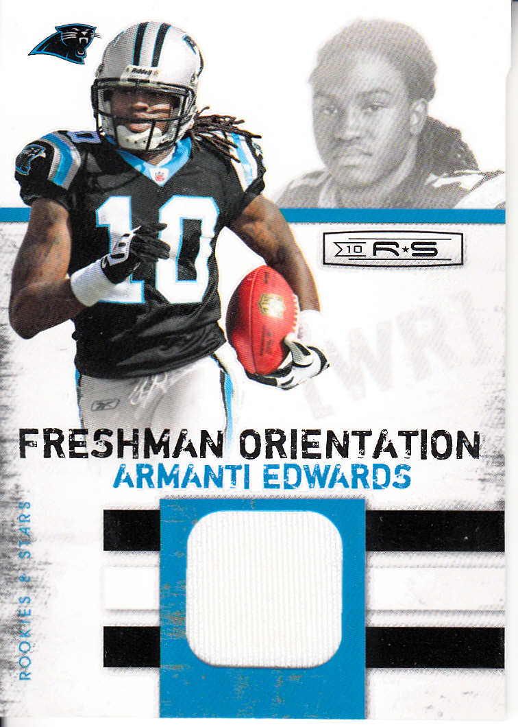 2010 Rookies and Stars Freshman Orientation Materials Jerseys #4 Armanti Edwards