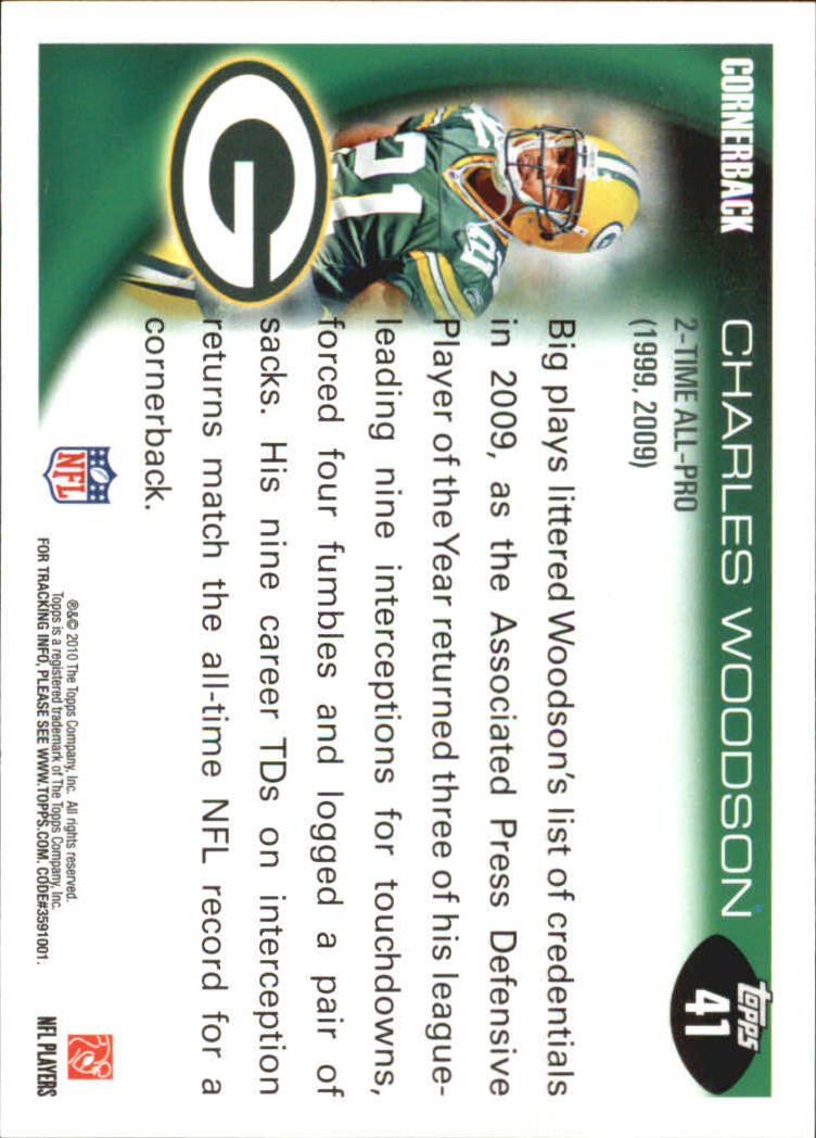2010 Topps Football "Main Set" Cards #1 to #220 - Picture 79 of 429