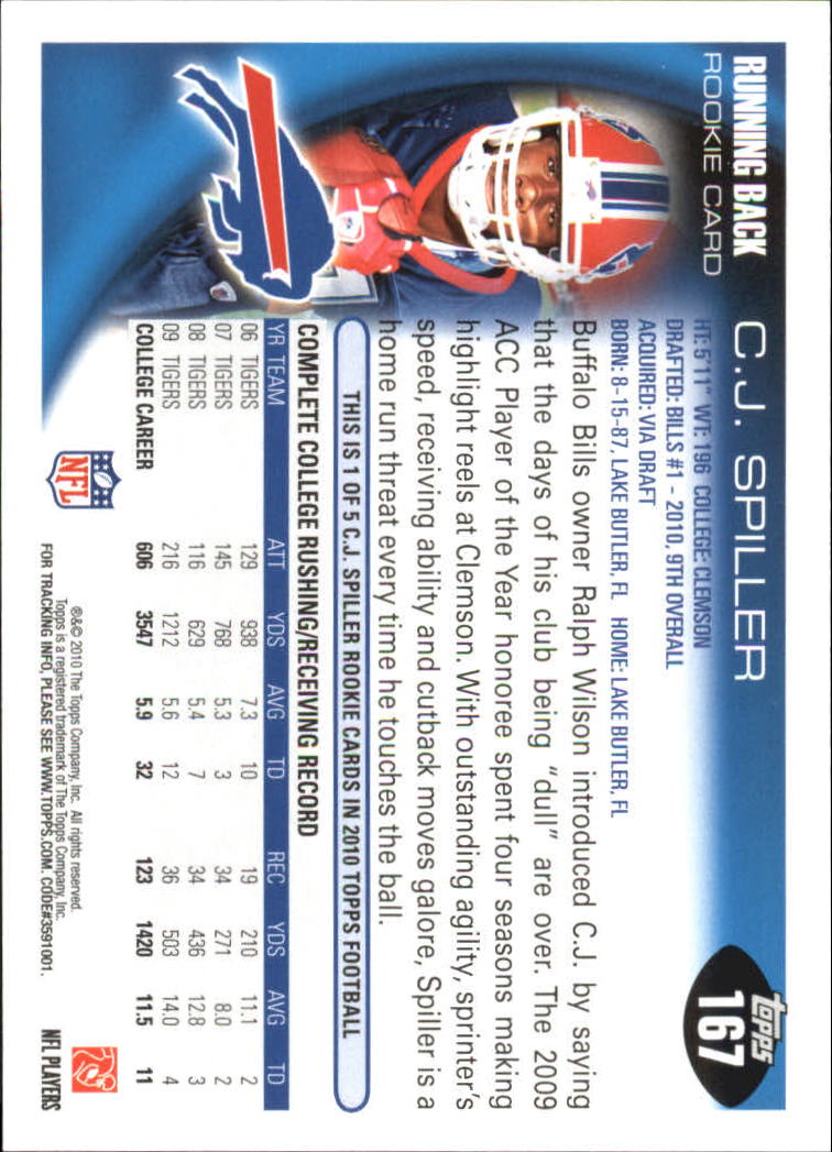 2010 Topps Football "Main Set" Cards #1 to #220 - Picture 323 of 429