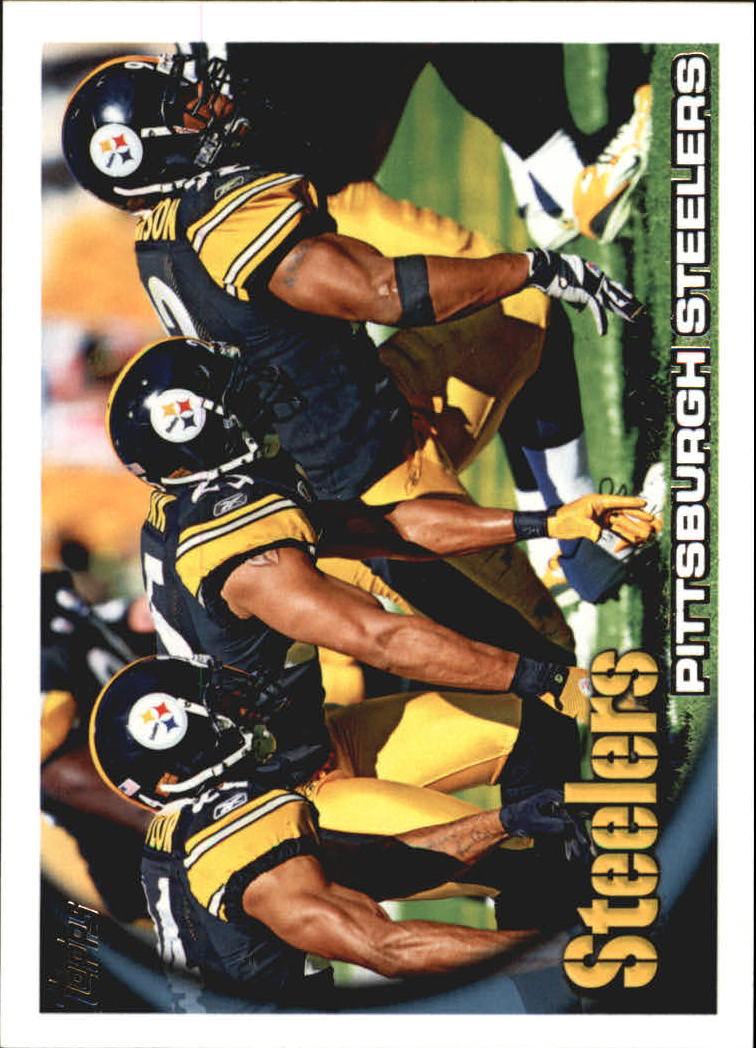 2010 Topps #437 Pittsburgh Steelers Team/Defensive line; James Harrison