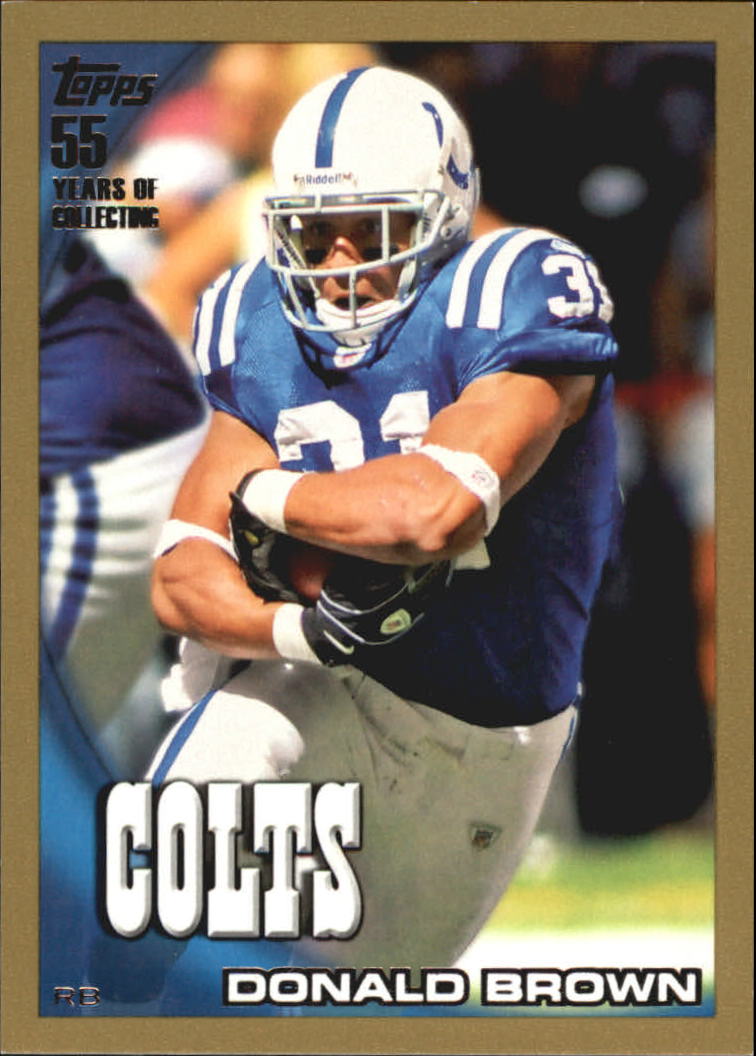 2010 Topps Football "Black - Blue - Gold" Parallel Cards - Picture 72 of 275