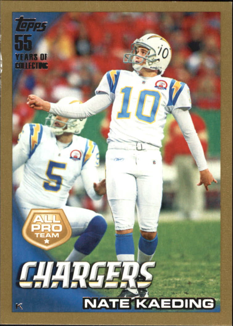 2010 Topps Football "Black - Blue - Gold" Parallel Cards - Picture 80 of 275