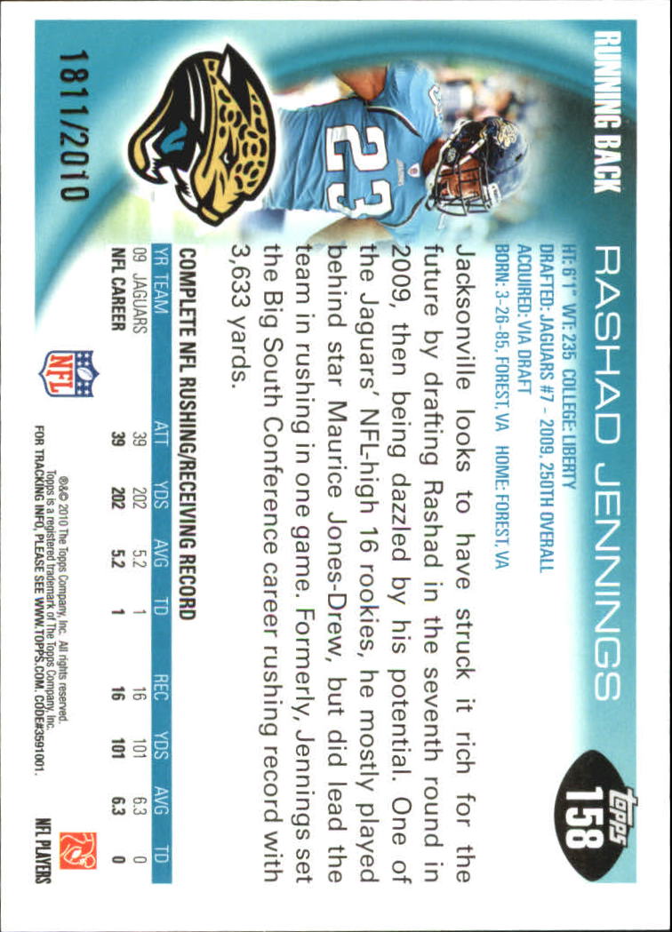 2010 Topps Football "Black - Blue - Gold" Parallel Cards - Picture 87 of 275
