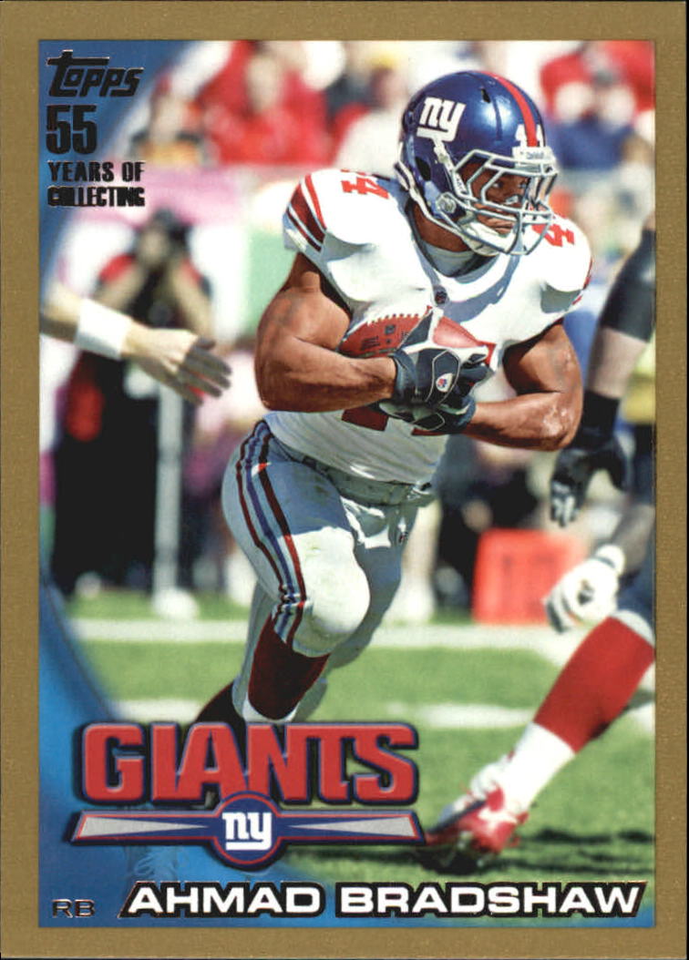 2010 Topps Football "Black - Blue - Gold" Parallel Cards - Picture 92 of 275
