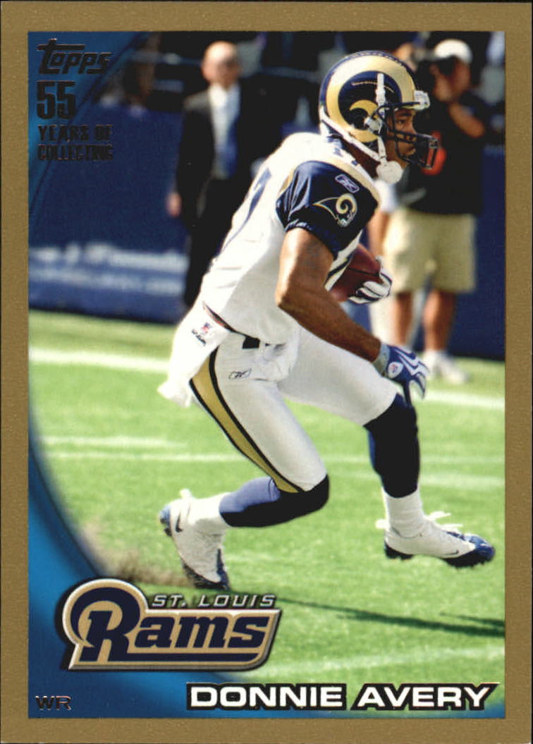 2010 Topps Football "Black - Blue - Gold" Parallel Cards - Picture 94 of 275