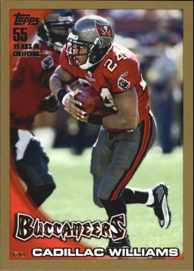 2010 Topps Football "Black - Blue - Gold" Parallel Cards - Picture 122 of 275