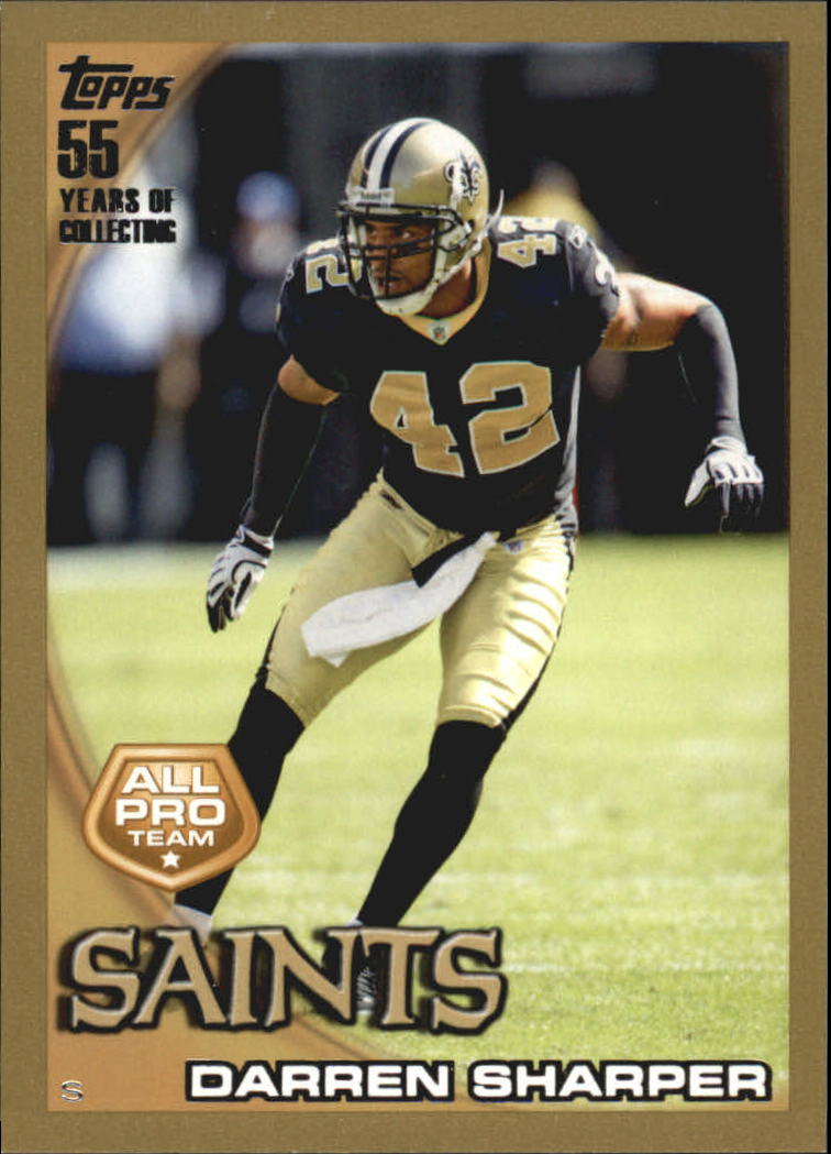 2010 Topps Football "Black - Blue - Gold" Parallel Cards - Picture 124 of 275