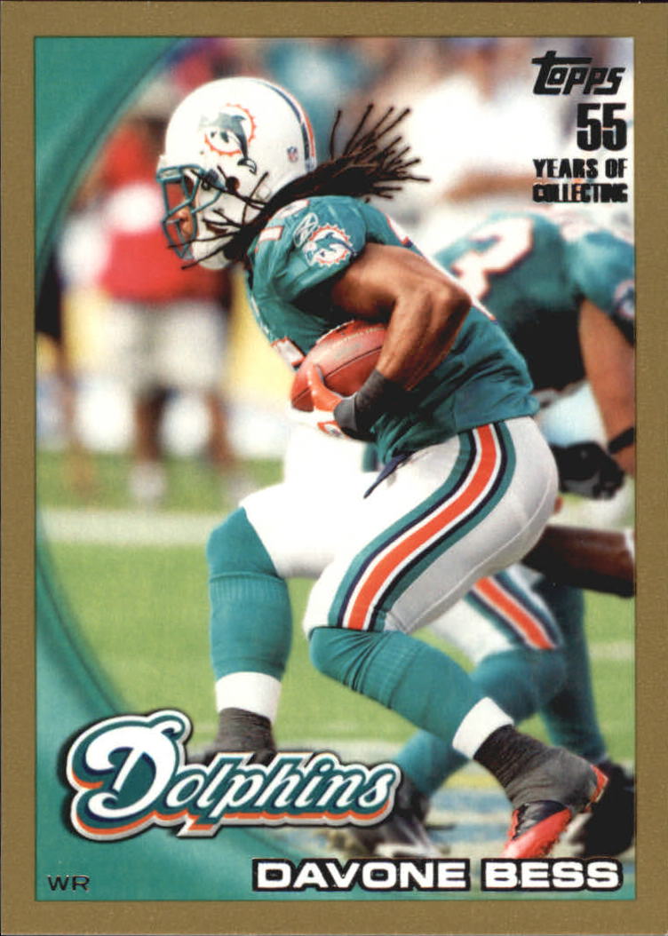 2010 Topps Football "Black - Blue - Gold" Parallel Cards - Picture 126 of 275
