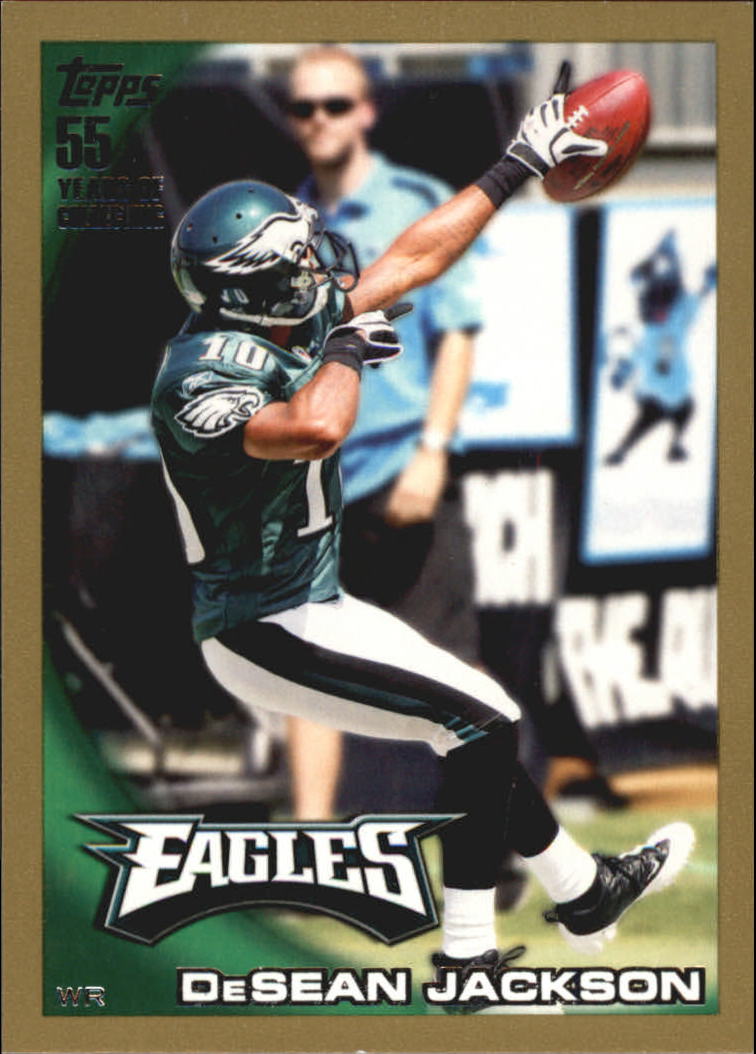 2010 Topps Football "Black - Blue - Gold" Parallel Cards - Picture 134 of 275