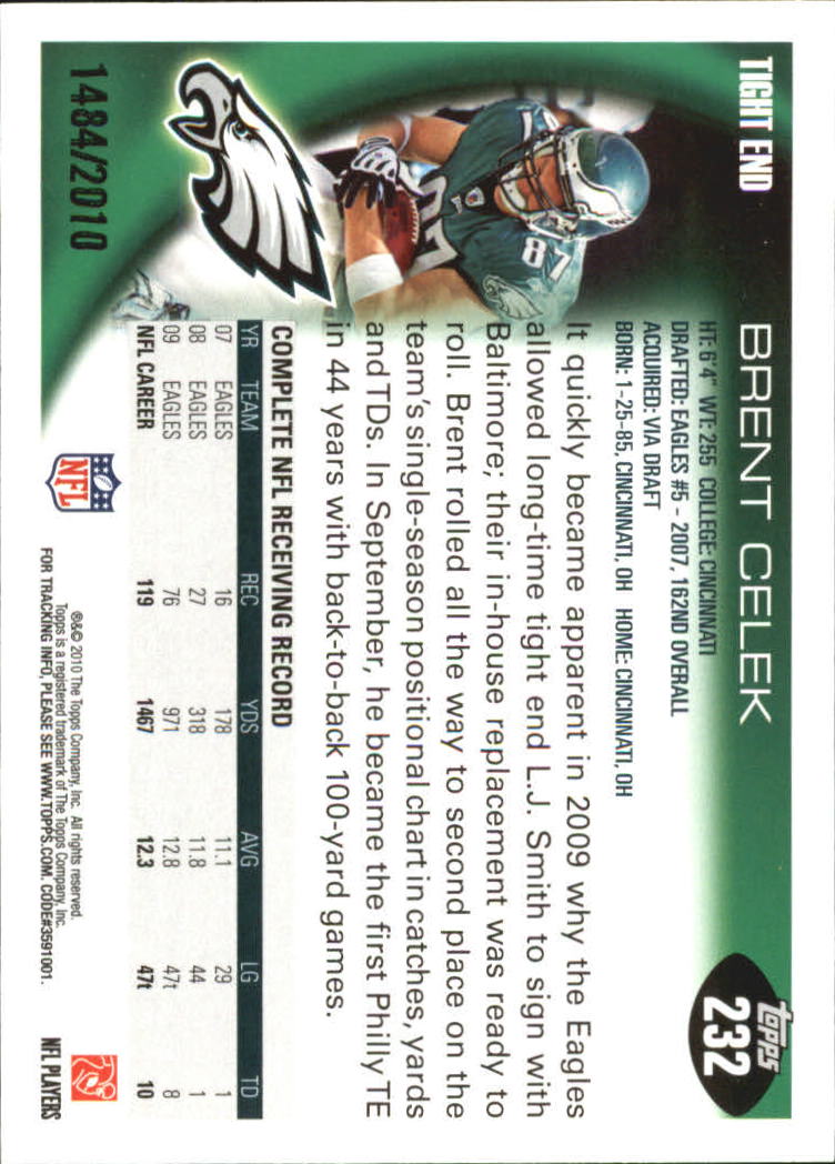 2010 Topps Football "Black - Blue - Gold" Parallel Cards - Picture 141 of 275