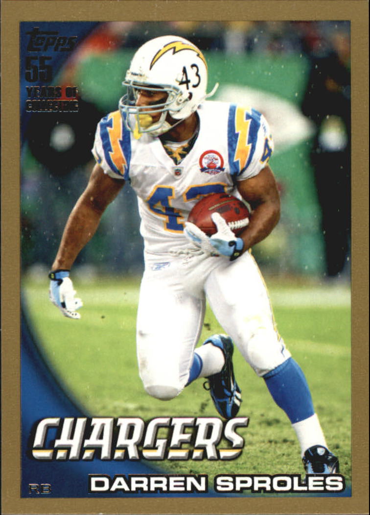 2010 Topps Football "Black - Blue - Gold" Parallel Cards - Picture 144 of 275
