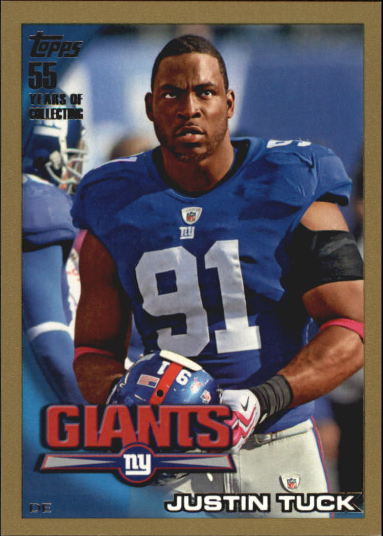 2010 Topps Football "Black - Blue - Gold" Parallel Cards - Picture 164 of 275