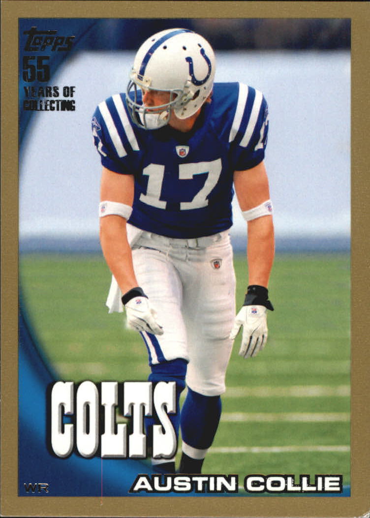2010 Topps Football "Black - Blue - Gold" Parallel Cards - Picture 168 of 275