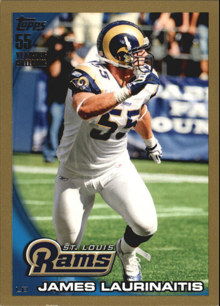 2010 Topps Football "Black - Blue - Gold" Parallel Cards - Picture 176 of 275