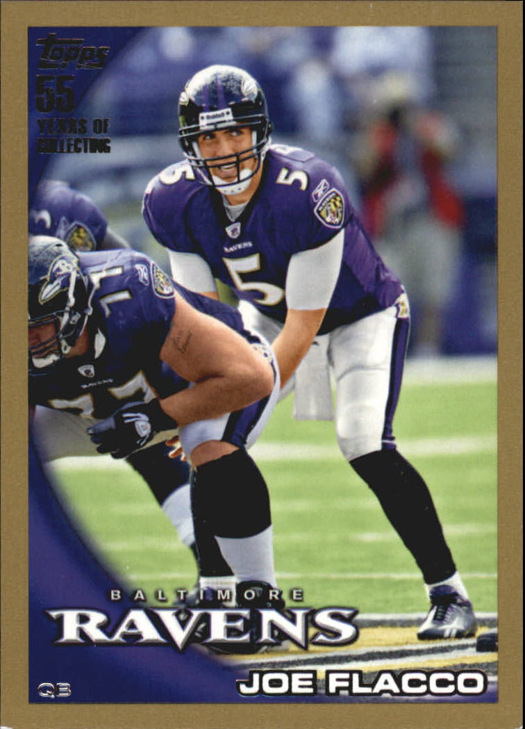 2010 Topps Football "Black - Blue - Gold" Parallel Cards - Picture 210 of 275