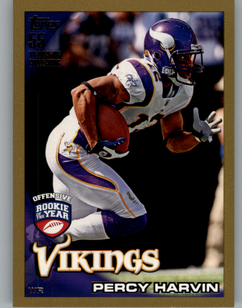 2010 Topps Football "Black - Blue - Gold" Parallel Cards - Picture 214 of 275