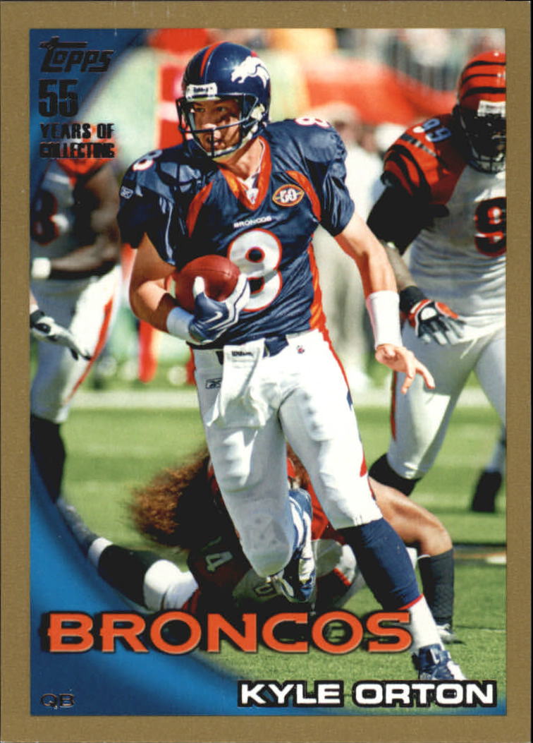 2010 Topps Football "Black - Blue - Gold" Parallel Cards - Picture 228 of 275