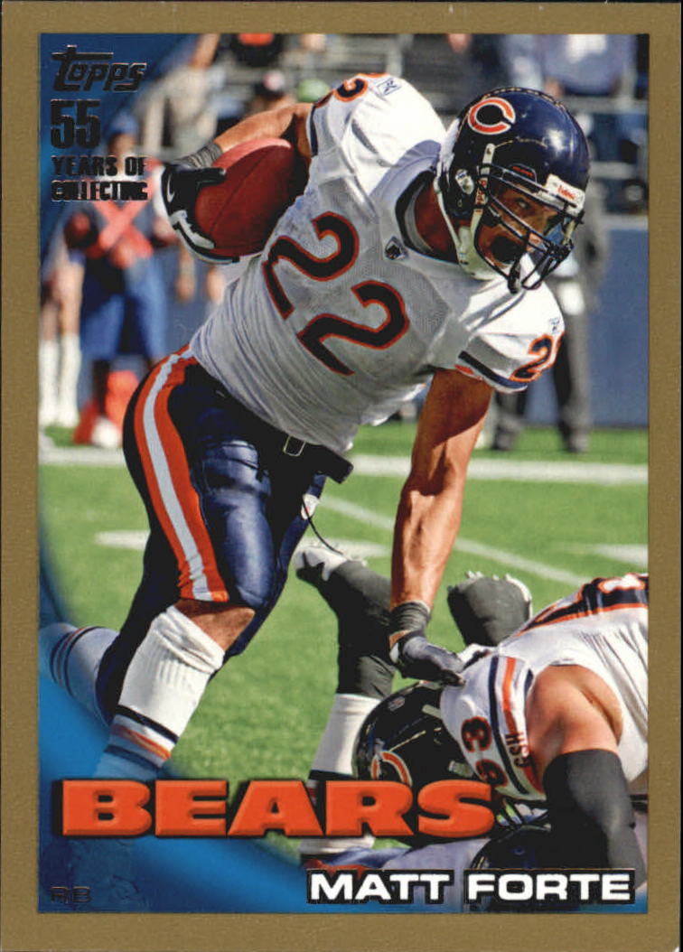 2010 Topps Football "Black - Blue - Gold" Parallel Cards - Picture 244 of 275