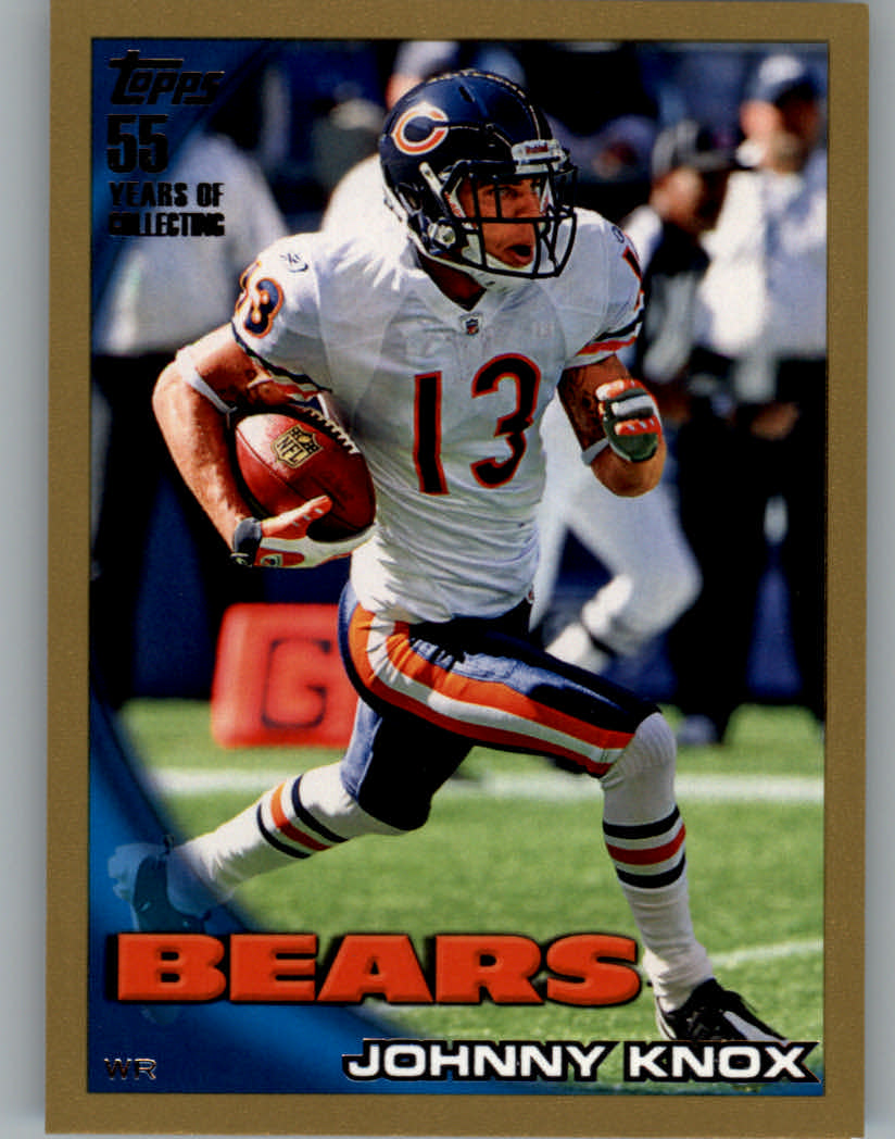 2010 Topps Football "Black - Blue - Gold" Parallel Cards - Picture 264 of 275