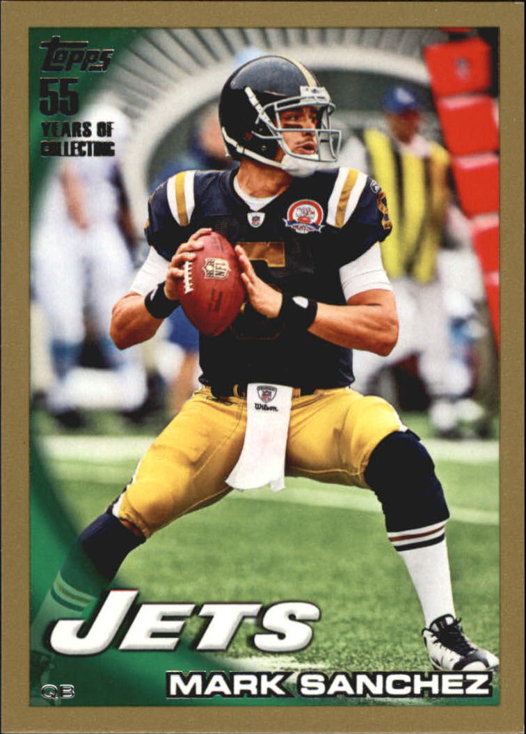 2010 Topps Football "Black - Blue - Gold" Parallel Cards - Picture 268 of 275