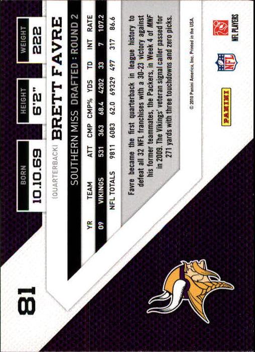 B5930- 2010 Panini Threads FB Cards 1-300 +Inserts -You Pick- 15+ FREE US SHIP - Picture 160 of 393