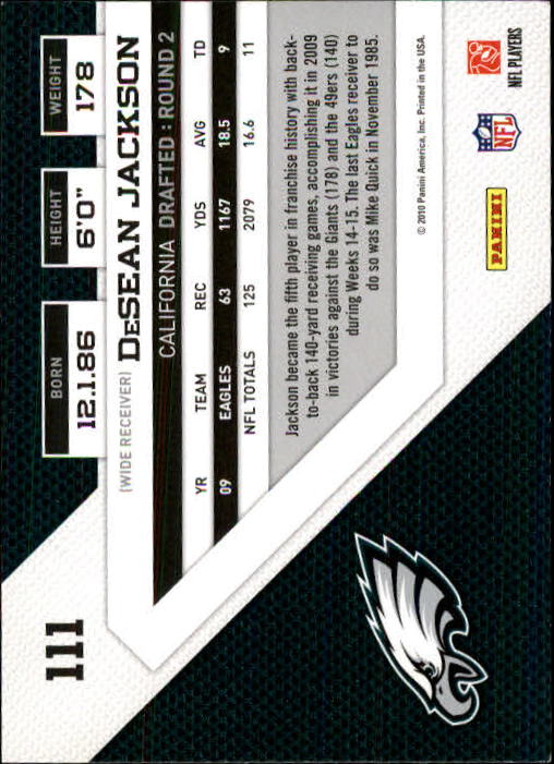 B5930- 2010 Panini Threads FB Cards 1-300 +Inserts -You Pick- 15+ FREE US SHIP - Picture 220 of 393
