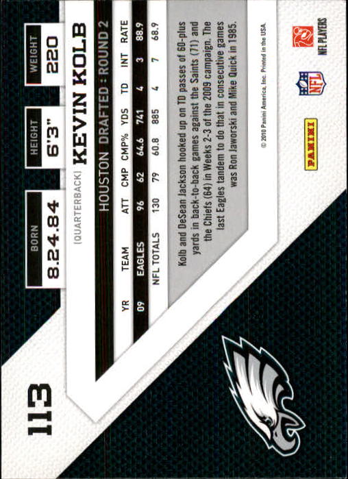 B5930- 2010 Panini Threads FB Cards 1-300 +Inserts -You Pick- 15+ FREE US SHIP - Picture 224 of 393