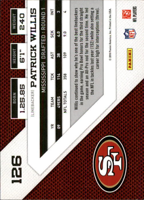 B5930- 2010 Panini Threads FB Cards 1-300 +Inserts -You Pick- 15+ FREE US SHIP - Picture 250 of 393