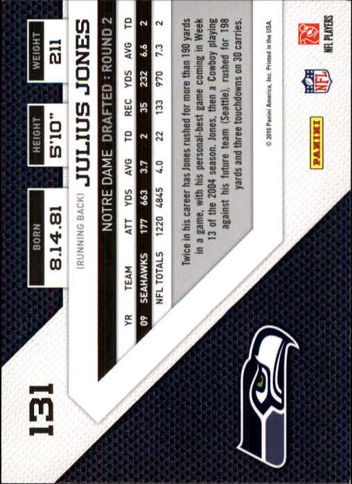 B5930- 2010 Panini Threads FB Cards 1-300 +Inserts -You Pick- 15+ FREE US SHIP - Picture 260 of 393