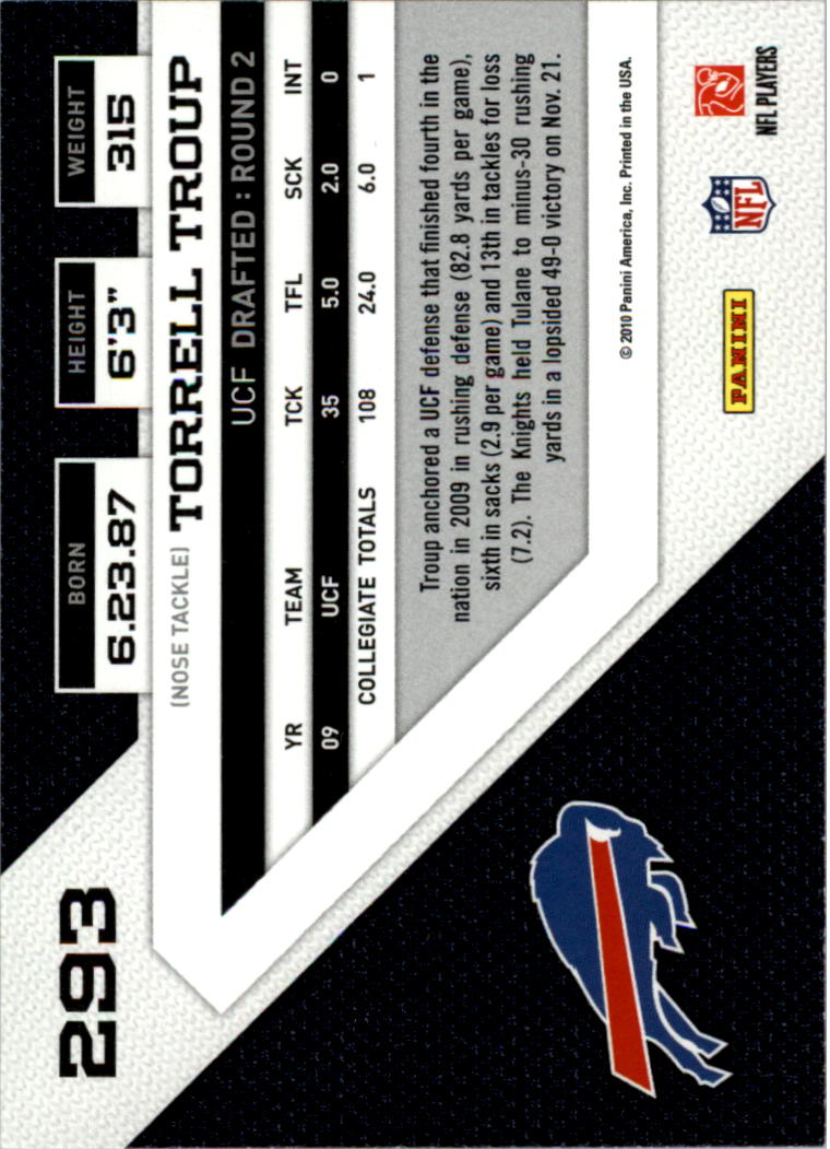 B5930- 2010 Panini Threads FB Cards 1-300 +Inserts -You Pick- 15+ FREE US SHIP - Picture 315 of 393