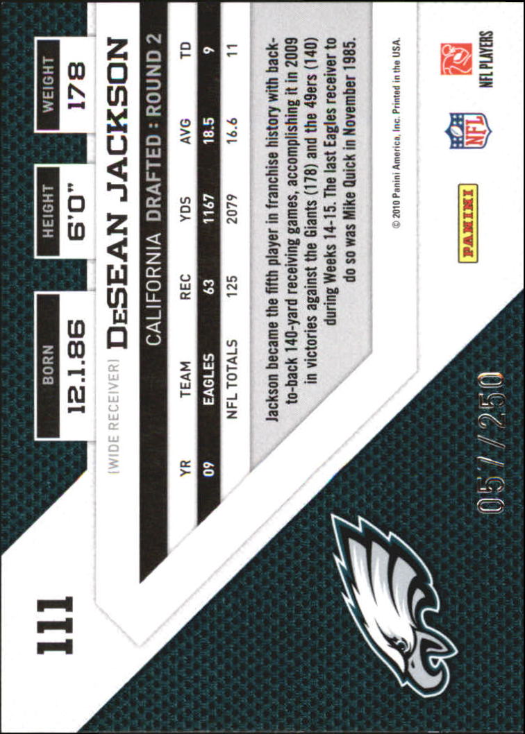 B5930- 2010 Panini Threads FB Cards 1-300 +Inserts -You Pick- 15+ FREE US SHIP - Picture 377 of 393
