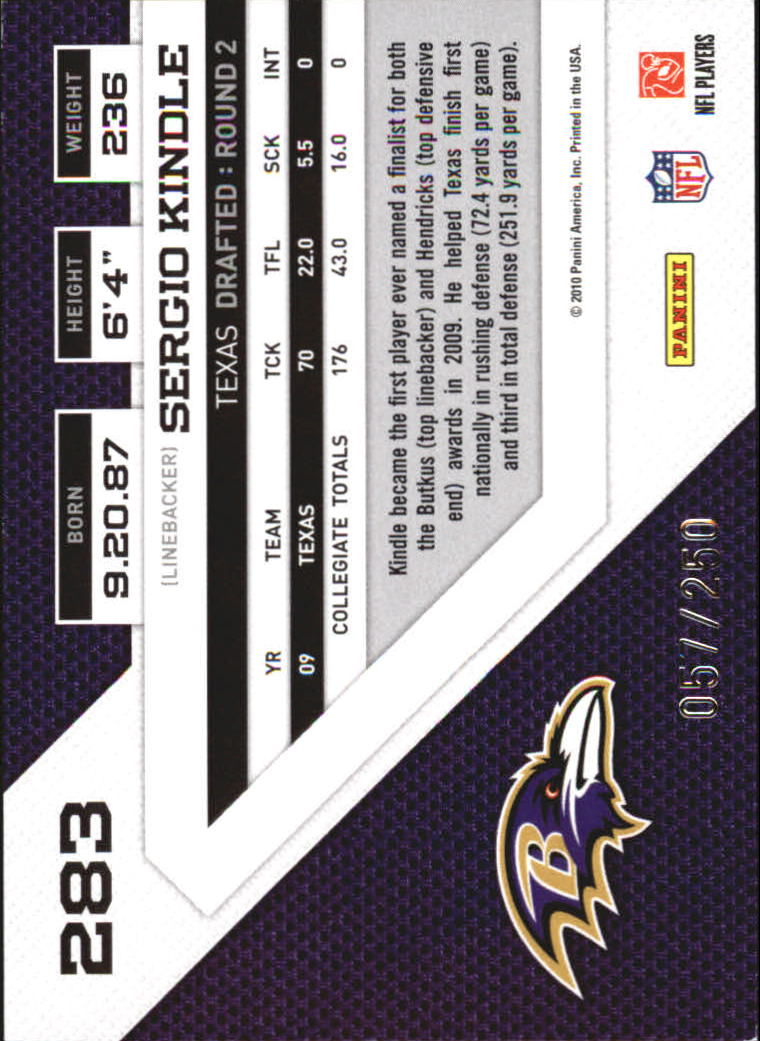 B5930- 2010 Panini Threads FB Cards 1-300 +Inserts -You Pick- 15+ FREE US SHIP - Picture 387 of 393