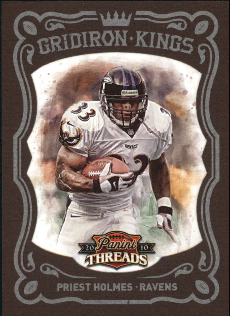 2010 Panini Threads Gridiron Kings Framed Red #12 Priest Holmes