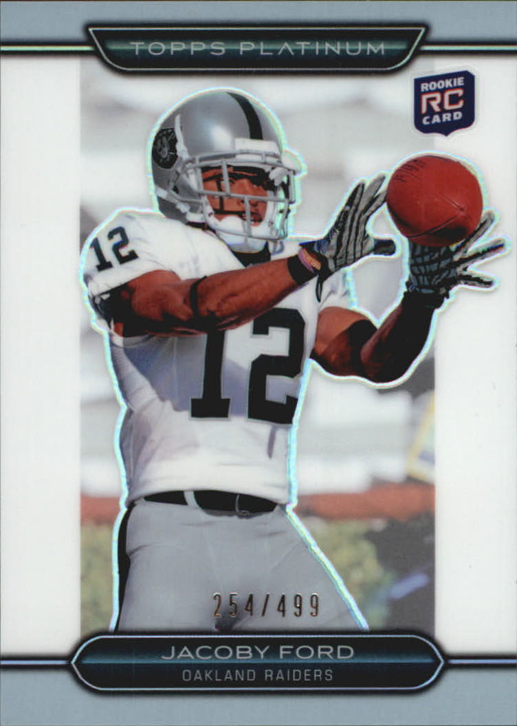 2010 Topps Platinum Rookie White Refractors #142 Jacoby Ford