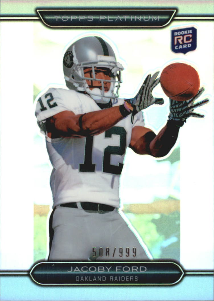 2010 Topps Platinum Rookie Refractors #142 Jacoby Ford