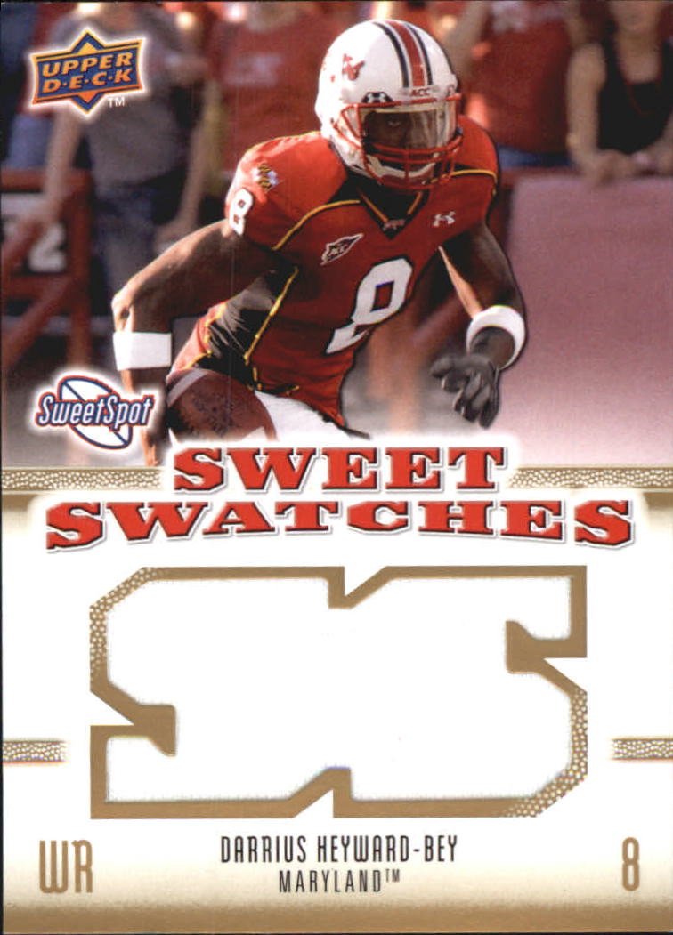 2010 Sweet Spot Sweet Swatches #SSW18 Darrius Heyward-Bey