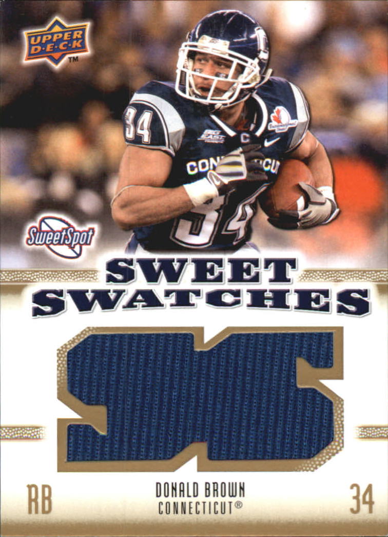 2010 Sweet Spot Sweet Swatches #SSW20 Donald Brown