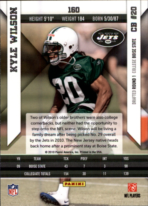 2010 Epix #158 Koa Misi RC back image
