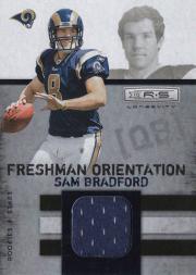 2010 Rookies and Stars Longevity Freshman Orientation Materials Jerseys #1 Sam Bradford