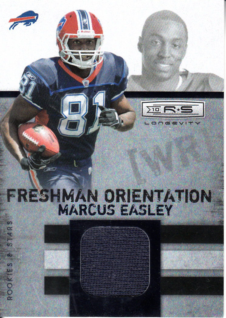 2010 Rookies and Stars Longevity Freshman Orientation Materials Jerseys #32 Marcus Easley