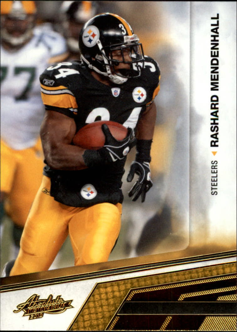 2010 Absolute Memorabilia Retail #78 Rashard Mendenhall - NM-MT