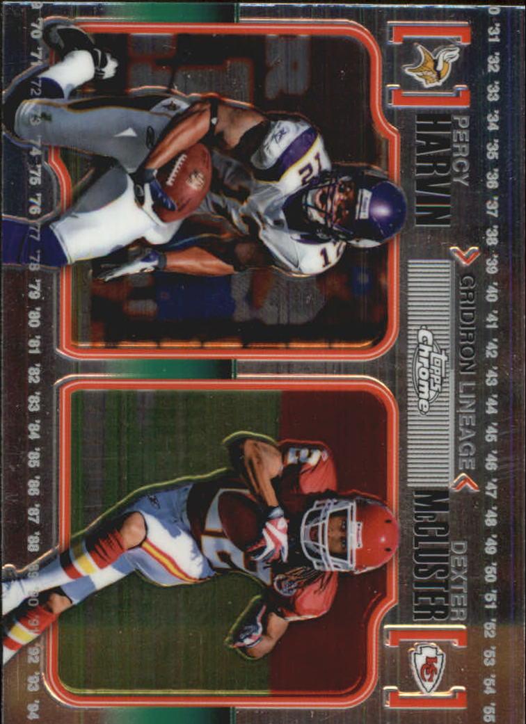 2010 Topps Chrome Gridiron Lineage #CGLHM Percy Harvin/Dexter McCluster