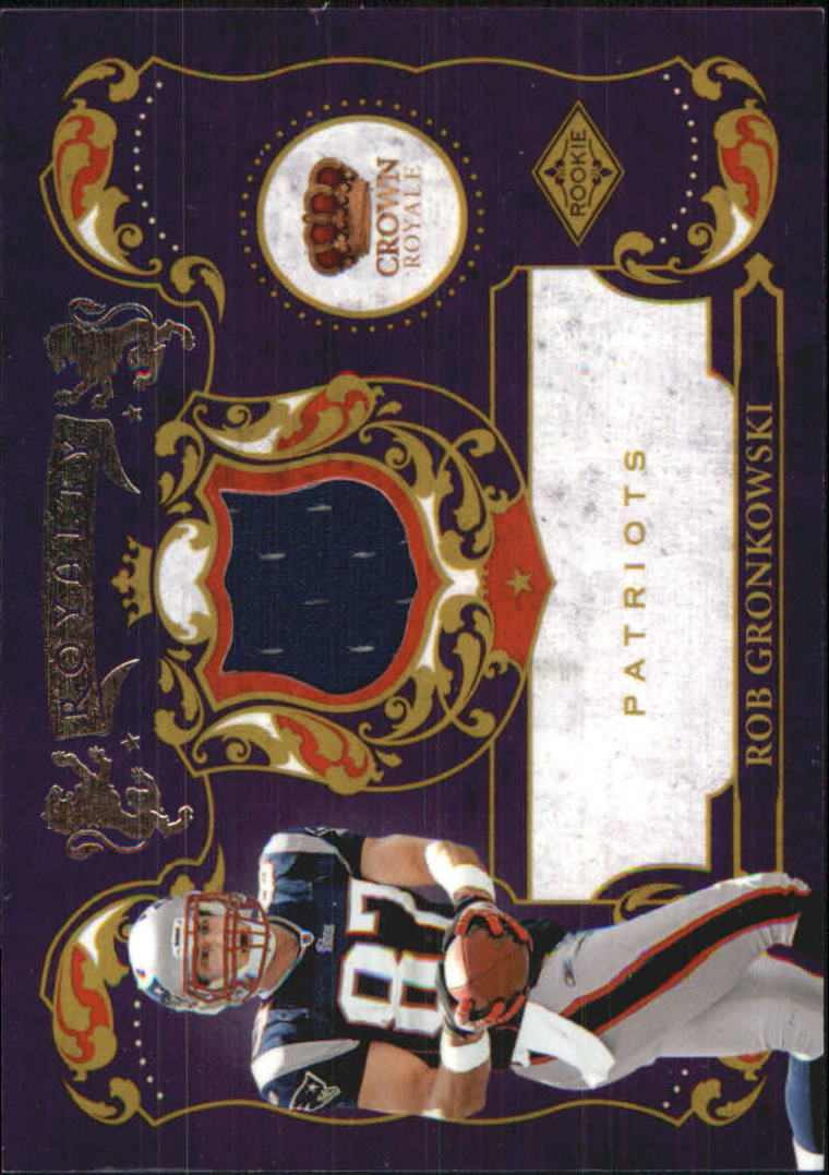 2010 Crown Royale Rookie Royalty Materials #13 Rob Gronkowski